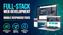 full stack responsive web development and mobile fixes and CSS bug fixes