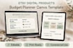 design etsy digital products canva templates printables and planners