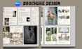 design wedding videographer, filmmaker brochure in canva
