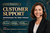 provide friendly customer chat and email support for your business