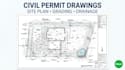 create civil site plan grading and permit drawings