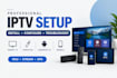 setup and configure iptv on smart TV firestick android TV and mobile