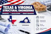 create texas and virginia structural permit drawings and engineering plans