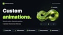 custom lottie json gifs svg animations web banners