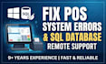 troubleshoot pos sql transaction errors and hardware integration