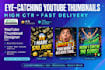 design viral youtube thumbnails