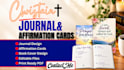 design a christian prayer journal and bible affirmation cards