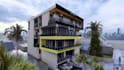 create a realistic architectural exterior rendering