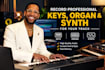 record professional keys, organ, and synth for your track