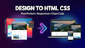 convert figma to responsive html css website