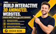build interactive 3d animated website with spline 3d webgl and threejs features