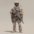 draw 2d game art military character design