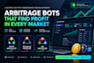build crypto arbitrage bot, dex arbitrage, triangular trading bot