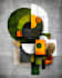 create abstract geometric digital art