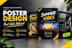 create a modern poster design