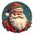 draw a professional santa claus illustration