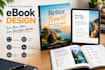 create a modern ebook design