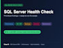 do a sql server health check with a prioritized remediation plan