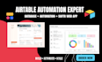 setup airtable database, automation ,softr webapp ,be airtable automation expert