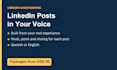 ghostwrite linkedin posts that sound like you and build your authority