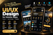 do UI UX design, mobile app, android app, ios app, flutter and react native app