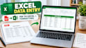 do excel data entery,spreadsheet formatting and PDF to excel
