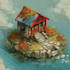 create environmental concept 2d diorama