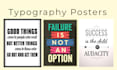 create stunning typography wall art posters