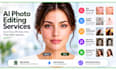 ai photo editing, retouching and background removal