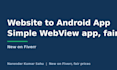 convert your website into a simple android app