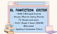 proofread, edit, and beta read your fanfiction