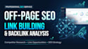 off page SEO link building and backlinks