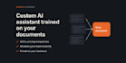 build a custom gpt assistant trained on your business documents