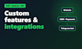 develop custom website features and api integrations