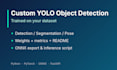 train a custom yolo model for object detection, tracking and counting