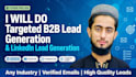 do targeted b2b lead generation and linkedin lead generation