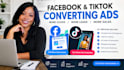 create highly converting facebook video ads, tiktok video ads