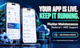 maintain your flutter app, fix bugs and manage backend updates