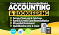 bookkeeping, reconcile, and excel sheet management