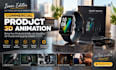 create commercial product 3d animation and 3d video