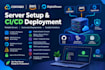 do contabo , AWS ,  digital ocean server setup with ci and cd
