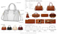 do luxury handbag tech pack design trending bag tech packs latest bag techpack
