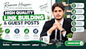 provide high quality white hat link building and guest posts