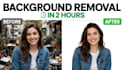 professional photoshop background removal and clipping path