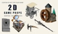 create stylized 2d game props and concept art
