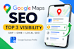 optimize google maps SEO for top 3 local ranking with meo