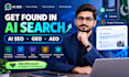 do ai SEO, GEO and aeo google ai overview visibility