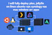 fully deploy plex, jellyfin on linux ubuntu vps synology nas mac window arr apps