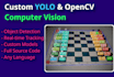 build a custom computer vision application with yolo and opencv
