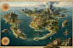illustration fantasy map illustration